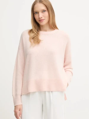 Joseph Ribkoff sweter kaszmirowy damski kolor różowy 253980