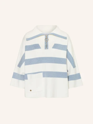 Joseph Ribkoff Sweter Typu Troyer Z Rękawem 3/4 beige