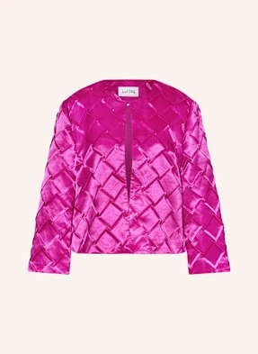 Joseph Ribkoff Żakiet Pudełkowy Z Satyny pink
