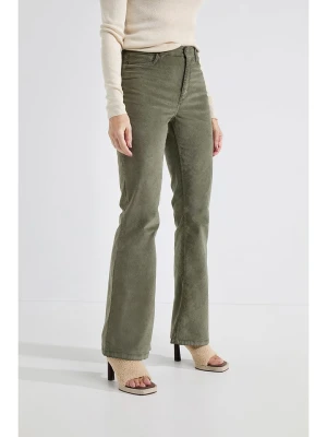 Josephine & Co Dżinsy "Alessandro" - Flare fit - w kolorze zielonym rozmiar: 40