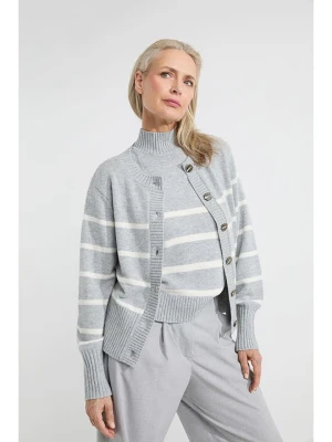 Josephine & Co Kardigan w kolorze jasnoszaro-białym rozmiar: S