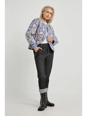 Josephine & Co Kurtka przejściowa "Daaf" w kolorze błękitno-beżowym rozmiar: 44