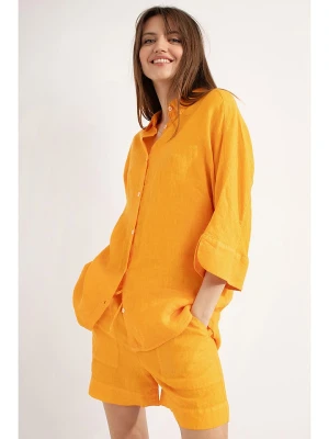 Josephine & Co Lniana bluzka "Darlene" w kolorze pomarańczowym rozmiar: 44