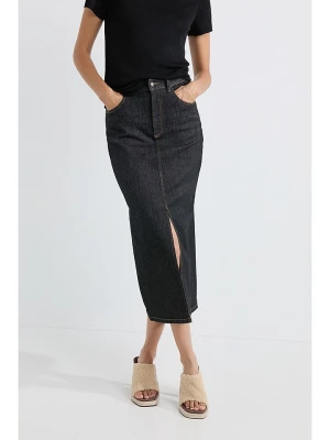 Josephine & Co Spódnica dżinsowa "Angelique" w kolorze antracytowym rozmiar: 40