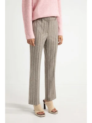 Josephine & Co Spodnie "Abraham" w kolorze biało-brązowym rozmiar: 38