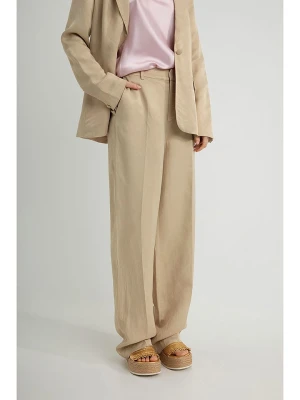 Josephine & Co Spodnie "Dorothea" w kolorze beżowym rozmiar: 40