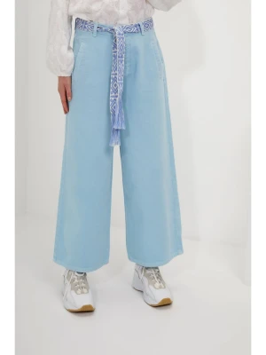Josephine & Co Spodnie "Gydo" w kolorze błękitnym rozmiar: 42