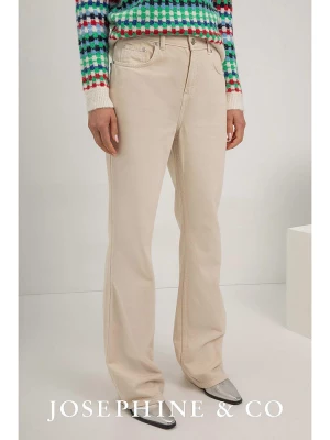 Josephine & Co Spodnie "Serge" w kolorze beżowym rozmiar: 38