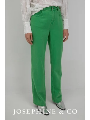 Josephine & Co Spodnie "Serge" w kolorze zielonym rozmiar: 42