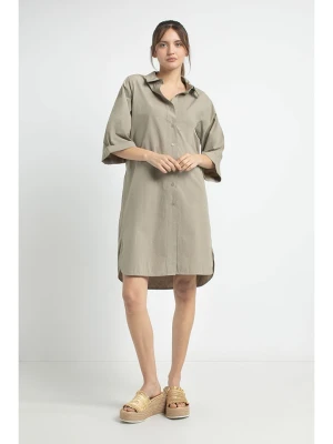 Josephine & Co Sukienka "Jasmine" w kolorze khaki rozmiar: 40