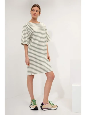 Josephine & Co Sukienka w kolorze biało-oliwkowym rozmiar: XS
