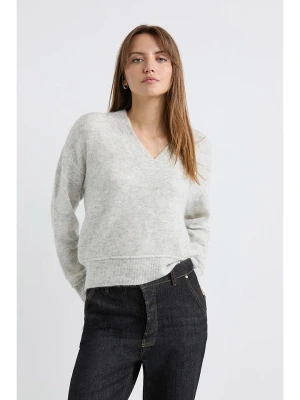 Josephine & Co Sweter "Alice" w kolorze jasnoszarym rozmiar: L