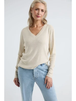 Josephine & Co Sweter "Astrid" w kolorze kremowym rozmiar: M