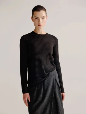 Josephine & Co Sweter "Lili" w kolorze ciemnobrązowym rozmiar: XS