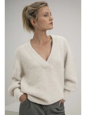 Josephine & Co Sweter "Suus" w kolorze białym rozmiar: S