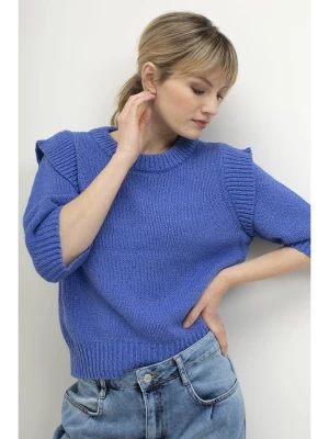 Josephine & Co Sweter w kolorze niebieskim rozmiar: M