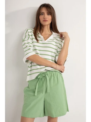 Josephine & Co Szorty "Dennis" w kolorze zielonym rozmiar: 34
