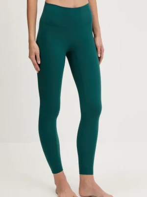 Joy in me legginsy do jogi Oneness Ease kolor zielony gładkie Oneness Ease 7/8 JOYINME