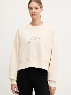 JOYINME bluza dresowa Wave kolor beżowy gładka Wave
