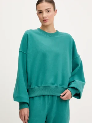 JOYINME bluza Spark damska kolor zielony gładka Spark