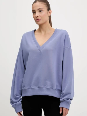 JOYINME bluza sportowa V-Essence damska kolor fioletowy gładka V-Essence