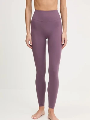 JOYINME legginsy do jogi Shape Ease damskie kolor fioletowy gładkie Shape.Ease