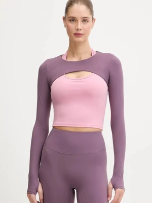 JOYINME longsleeve do jogi Ovi kolor fioletowy Ovi