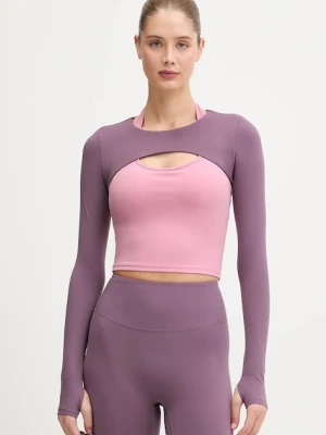 JOYINME longsleeve do jogi Ovi kolor fioletowy Ovi