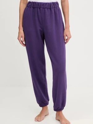 JOYINME spodnie dresowe Kind kolor fioletowy gładkie Kind