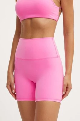 JOYINME szorty do jogi Movement kolor różowy gładkie high waist