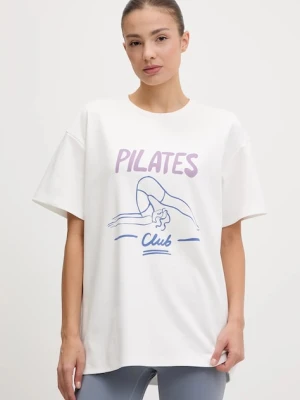 JOYINME t-shirt bawełniany Boxy damski kolor biały Boxy