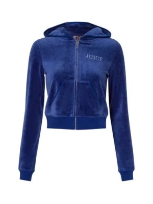 Juicy by Juicy Couture Damska kurtka dresowa - Robyn Crown Kobiety niebieski jednolity,