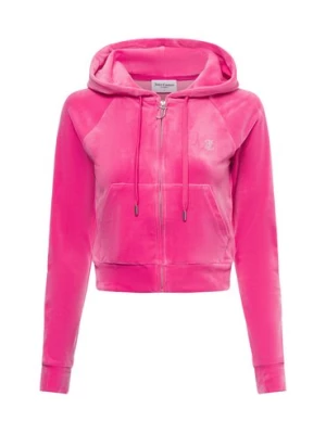 Juicy by Juicy Couture Damska kurtka z kapturem - Madison Kobiety różowy jednolity,