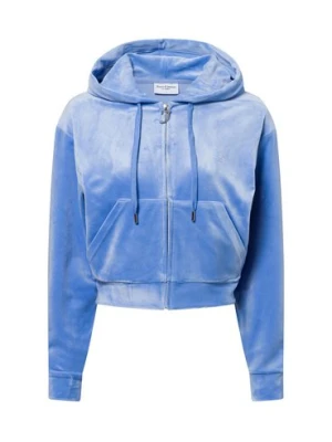 Juicy by Juicy Couture Damski sweter z kapturem - Iccle Diamante Kobiety niebieski jednolity,
