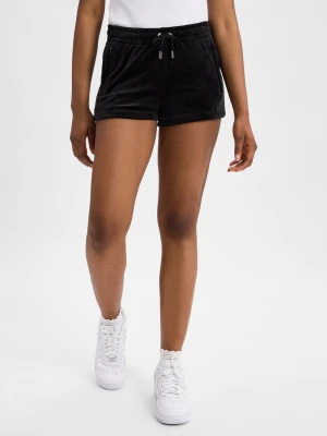 Juicy by Juicy Couture Damskie szorty dresowe - Tamia Kobiety czarny jednolity,