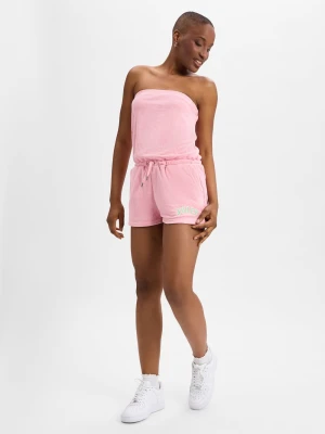 Juicy by Juicy Couture Kombinezon damski bandeau Kobiety różowy jednolity,