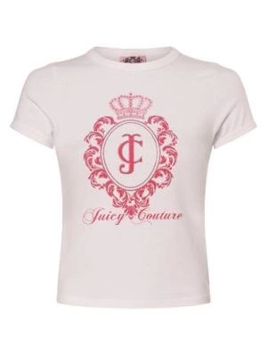 Juicy by Juicy Couture Koszulka damska - Heritage Kobiety Bawełna biały nadruk,