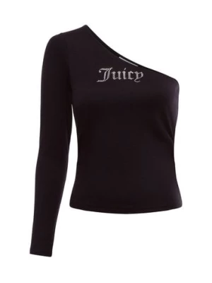 Juicy by Juicy Couture Top damski - Nella Kobiety Modal czarny jednolity,