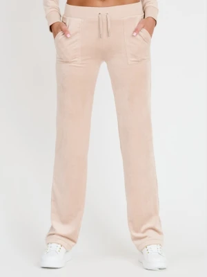 JUICY COUTURE Beżowe damskie spodnie Del Ray Pocket, Rozmiar XS