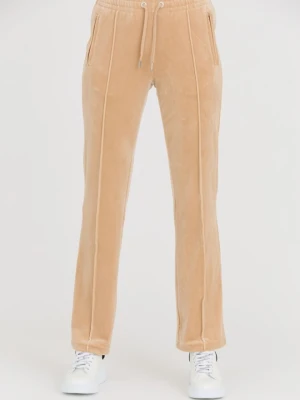 JUICY COUTURE Beżowe damskie spodnie dresowe Tina Track Pants, Rozmiar M