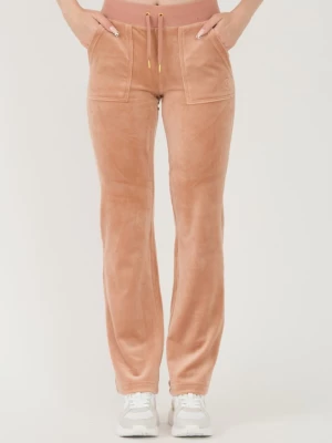 JUICY COUTURE Beżowe spodnie dresowe Del Ray Gold Pocketed Pant