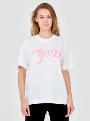 JUICY COUTURE Biały t-shirt damski Amanza