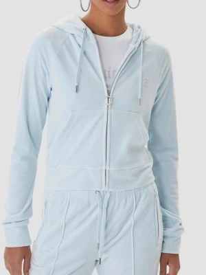 JUICY COUTURE Błękitna bluza damska Madison Outline, Rozmiar XS