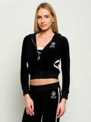 Juicy Couture Bluza APPLIQUE | Cropped Fit frotté