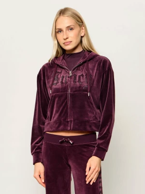 Juicy Couture Bluza Gothic Iccle | Cropped Fit bordowy