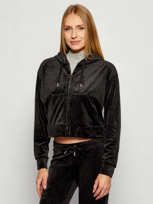 Juicy Couture Bluza ICCLE | Cropped Fit czarny