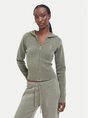 Juicy Couture Bluza JCWEB005 Khaki Regular Fit