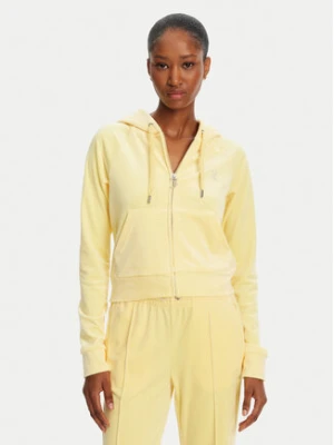 Juicy Couture Bluza Madison JCWA122001 Żółty Slim Fit