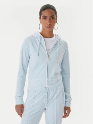 Juicy Couture Bluza Madison JCWAS225306 Błękitny Slim Fit