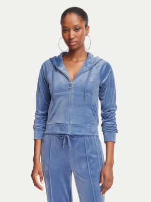Juicy Couture Bluza Madison JCWAS225306 Niebieski Slim Fit